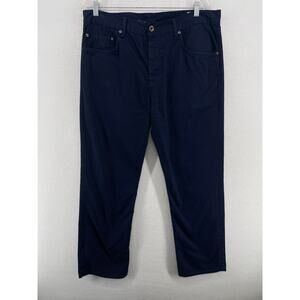 RAG & BONE Jeans Men 36 RB 15X Slim Straight Tailored Workwear Cotton Twill Blue